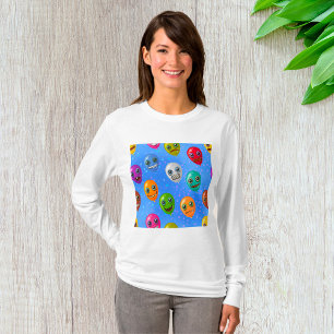 T-shirt Ballons de visage monstre amusants
