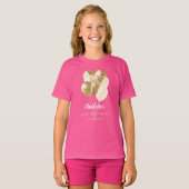 T-shirt Ballons d'or rose (Devant entier)