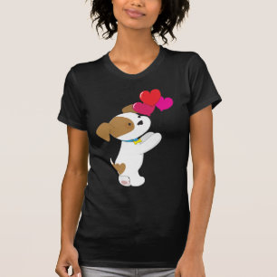T-shirt Ballons mignons de chiot