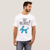 T-shirt Ballons obtenus ? Chemise d'animal de ballon (Devant entier)