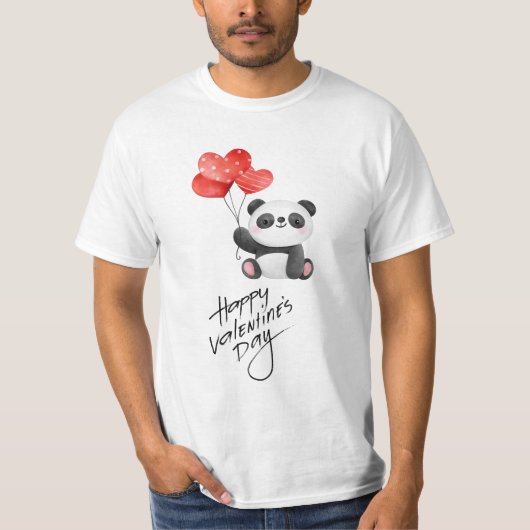 T-shirt Ballons Panda Love (Devant)