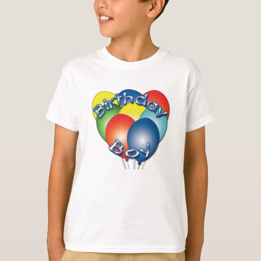 T-shirt Ballons pour garçons (Devant)