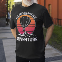 Balloon à air chaud Vintage Retro Sunset Adventure