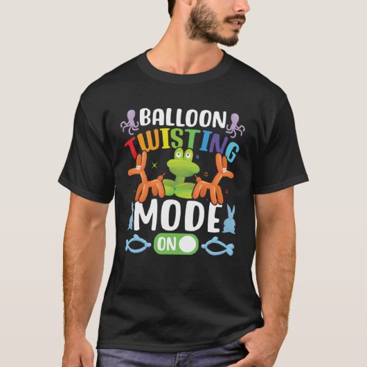 T-shirt Balloon Ainmal Twisting Mode On Balloon Animal Ar (Devant)