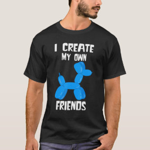 T-shirt Balloon Artiste Balloon Twister Chien Je Crée Mon
