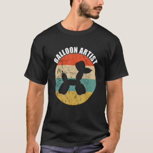 T-shirt Balloon Artiste Rétro Balloon Vintage Animal Ballo