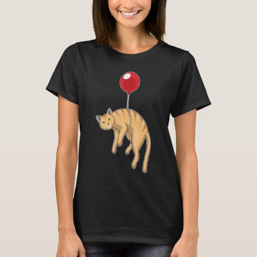 T-shirt Balloon de chat (Devant)