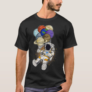 T-shirt Balloon de la planète spatiale Cosmonaute science