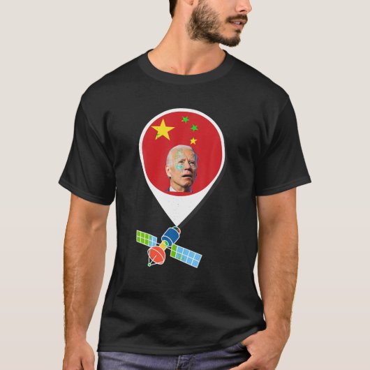 T-shirt Balloon d'espionnage chinois Funny Surveillance Jo (Devant)