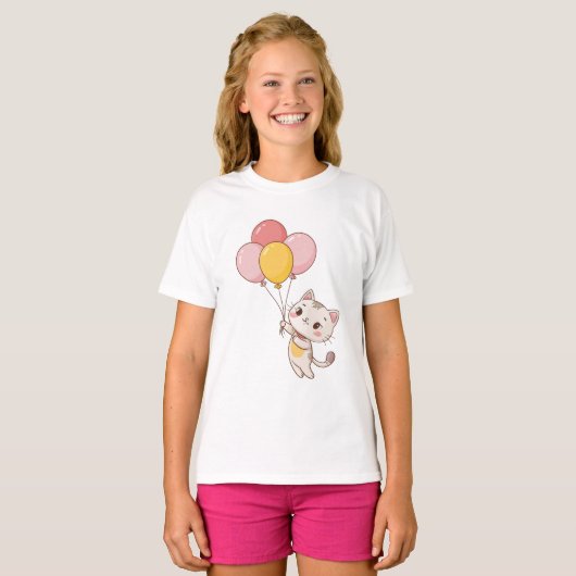 T-shirt Balloon Kitty Joy Tee (Devant entier)