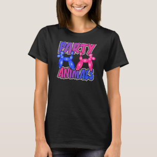 T-shirt Balloon Twister Party Animal Balloon Party Animal