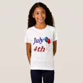 T-shirt Balloons du 4 juillet (Devant entier)