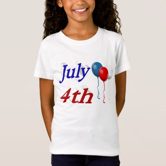 T-shirt Balloons du 4 juillet (Devant)
