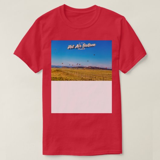 T-shirt Ballotte à air chaud 3 (Design devant)