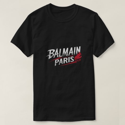 t-shirt balmain paris (Design devant)