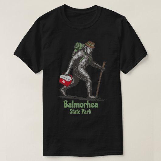 T-shirt Balmorhea State Park Texas TX Randonnée Bigfoot Sa (Design devant)