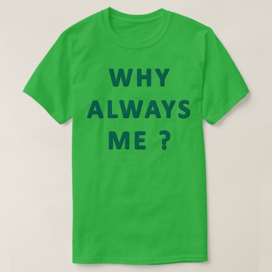 T-shirt Balotelli Pourquoi toujours moi (Design devant)