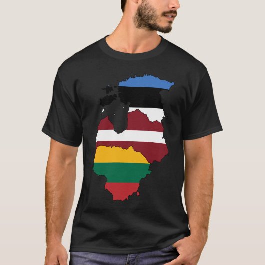 T-shirt Baltic States (Devant)
