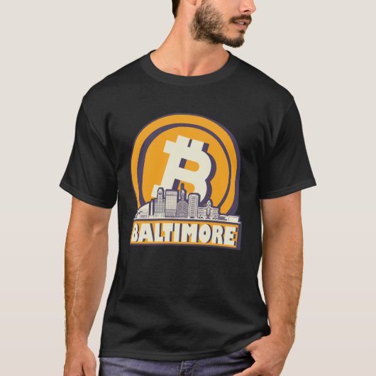 T-shirt Baltimore Bitcoin Maximalist  Bitcoin Baltimore Sk (Devant)