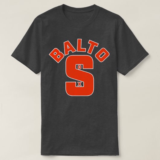T-shirt Baltimore Black Sox Negro Ligue de baseball (Design devant)
