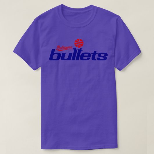 T-shirt Baltimore Défaut Baltimore Bullets Basketball (Design devant)