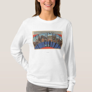 T-shirt Baltimore, le Maryland - grandes scènes de lettre
