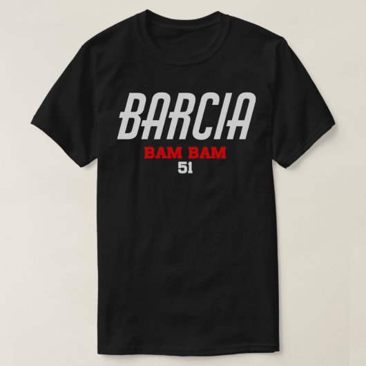 T-SHIRT BAM BAM JUSTIN BARCIA 51 MOTOCROSS SUPERCROSS MERC (Design devant)