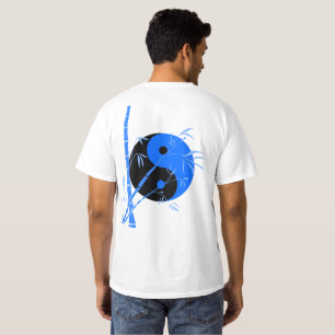 T-shirt Bambou bleu équilibré