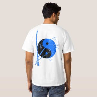 T-shirt Bambou bleu équilibré