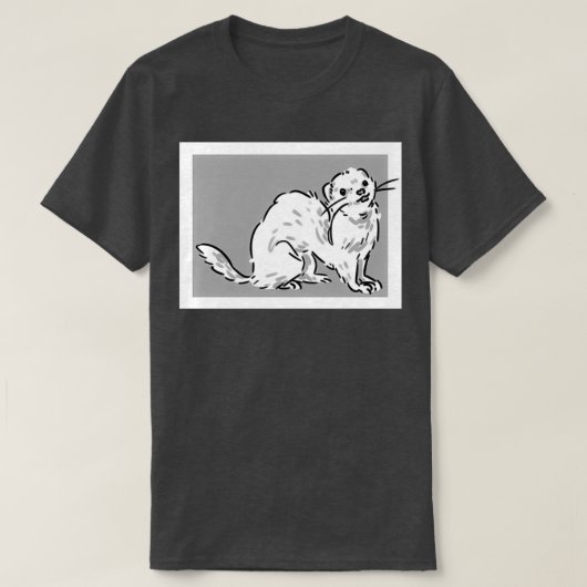 T-shirt BampW Ferret (Design devant)