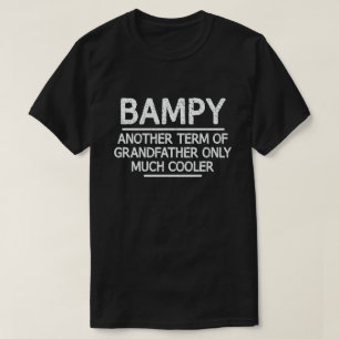 T-shirt Bampy Définition Drôle Signifiant Cool Grandpa Cad