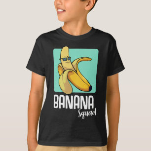 T-shirt Banana Amoureux Fruit Tropical Amis Jaunes S