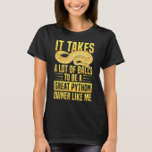 T-shirt Banana Ball Python Quote for a Ball python  1 (Devant)