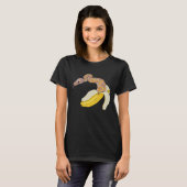 T-shirt Banana Ball Python Serpent Reptile Herpetologist O (Devant entier)
