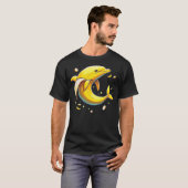 T-shirt Banana Dolphin Funny Animal Made Of Fruit (Devant entier)