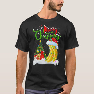 T-shirt Banana Fruit Xmas Décorations Père Noël Banana Chr