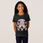 T-Shirt Banana Girl with Milk Donut Ice Cream Smoothie Col (Devant entier)
