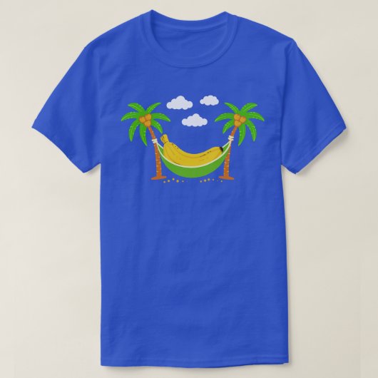T-shirt Banana Hammock Vacances d'été (Design devant)