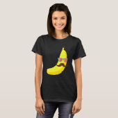 T-shirt Banana Mustache Lunettes de soleil Vacances été Tr (Devant entier)