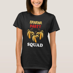 T-shirt Banana Party Squad Choco Banana Vega Nourriture ét