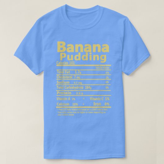 T-shirt Banana Pudding Thanksgiving Outlets Famille Nutrit (Design devant)