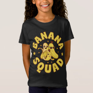 T-Shirt Banana Squad Drôle Hommes Femmes Garçons Vegan Fru