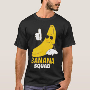 T-shirt BANANA SQUAD Funny Banana Fruit Amateurs Cadeaux H