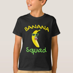T-shirt Banana Squad Nourriture Vacances été Correspondant