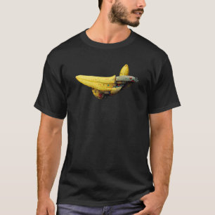 T-shirt Banana vaisseau spatial Galaxy Art
