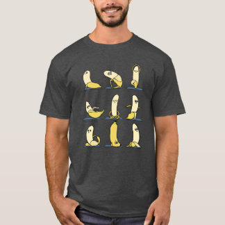 T-shirt Banana Yoga retro