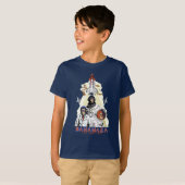 T-shirt BANANAZA : Équipe de singes de l'espace (Devant entier)