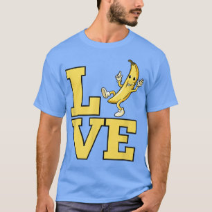 T-shirt Banane Amour Pour Amour Fruit Banane Amoureux Ba J