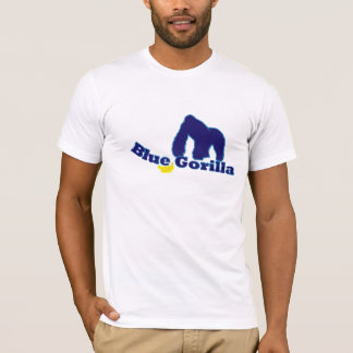 T-shirt banane bleue de gorille