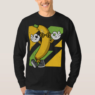 T-shirt Banane cool Avec Lunettes De Soleil Fruit D'Été Ar